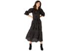 Free People Lavander Midi Dress (black) Women's Dress