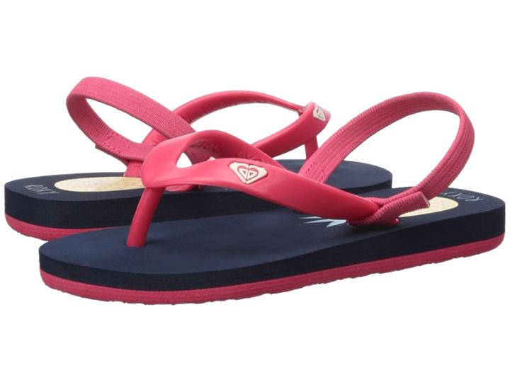 Roxy Kids Tahiti Vi (toddler) (navy) Girls Shoes