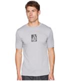 Volcom Lido Pixel Heather Lycra Short Sleeve (pewter) Men's Clothing