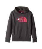 The North Face Kids Logowear Pullover Hoodie (little Kids/big Kids) (graphite Grey (prior Season)) Girl's Sweatshirt
