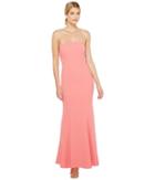 Jill Jill Stuart Harlow Strapless Hourglass Gown (hibiscus) Women's Dress
