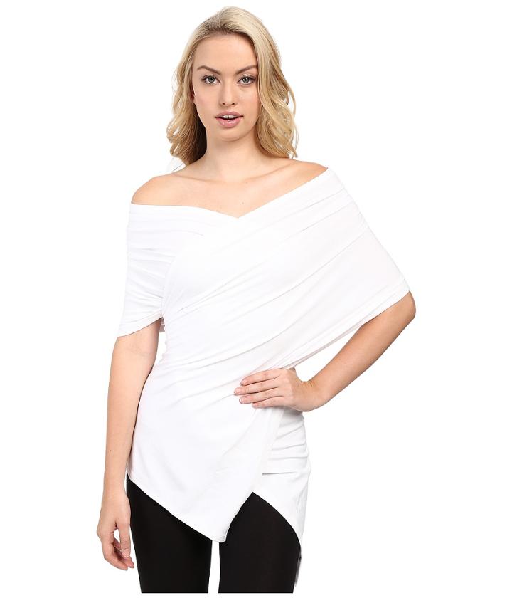 Wolford Multifunction Scarf Top (white) Women's Clothing