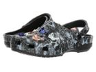 Crocs Classic Botanical Butterfly Clog (black) Shoes