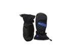 Spyder Kids Overweb Ski Mitten (little Kids/big Kids) (black/turkish Sea) Ski Gloves