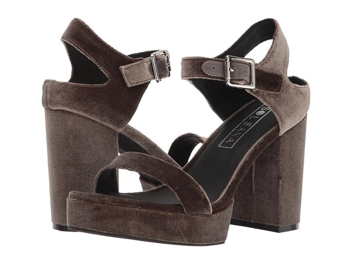 Sol Sana Cathy Platform (moss Velvet) Women's Sandals
