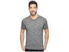 Perry Ellis Texture Slub V-neck Tee Shirt (black) Men's T Shirt