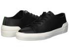 Calvin Klein Octavian (black Smooth Calf Leather) Men's Lace Up Casual Shoes