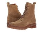 Frye Julie Lace-up Combat W/ Inside Zip (sand Soft Oiled Suede) Women's Boots