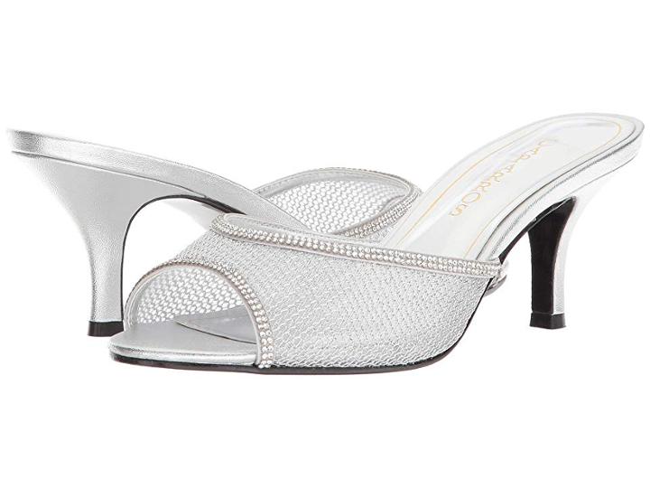 Caparros Mambo (silver Mesh) Women's 1-2 Inch Heel Shoes