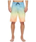 Quiksilver Momentum Fader 21 Boardshorts (silver Lake Blue) Men's Swimwear