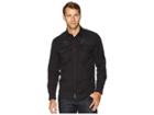Lucky Brand Long Sleeve Embroidered Western Shirt (black) Men's Clothing