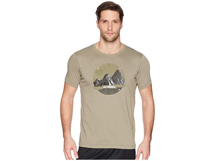 Adidas Outdoor Compass Tee (trace Cargo) Men's T Shirt
