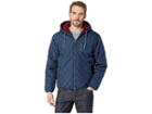 U.s. Polo Assn. Quilted Hooded Jacket (classic Navy) Men's Coat