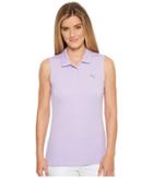 Puma Golf Sleeveless Pounce Polo (purple Rose) Women's Sleeveless