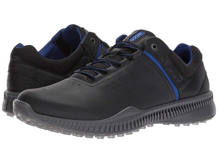 Ecco Golf S-drive Perf (black/steel) Men's Golf Shoes