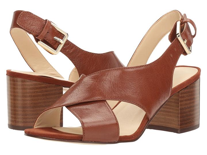 Nine West Goingsteady (new Saddle/brown Pu) High Heels