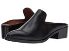 Frye Ray Mule (black Smooth Antique Pull Up) Women's Clog/mule Shoes