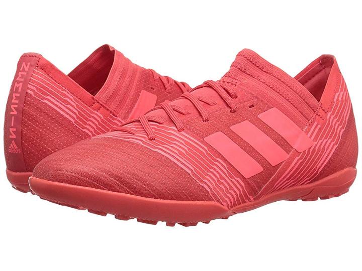 Adidas Kids Nemeziz Tango 17.3 Tf J Soccer (little Kid/big Kid) (real Coral/red Zest/black) Kids Shoes