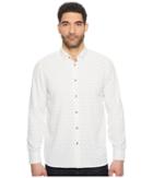 Ted Baker Ilensky Diamond Print Shirt (white) Men's Clothing
