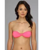Volcom Simply Solid Bandeau Top (coral) Women's Swimwear