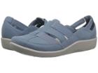 Clarks Sillian Stork (blue/grey Synthetic Nubuck) Women's Sandals