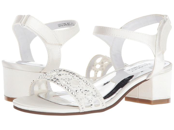 Badgley Mischka Kids Ascot Gems (little Kid/big Kid) (white) Girls Shoes