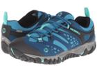 Merrell All Out Blaze Vent Waterproof (turquoise/aqua) Women's Shoes