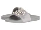 Bebe Fenix (silver Satin) Women's Shoes