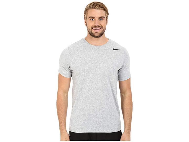 Nike Dri-fittm Version 2.0 T-shirt (dark Grey Heather/dark Grey Heather/black) Men's T Shirt