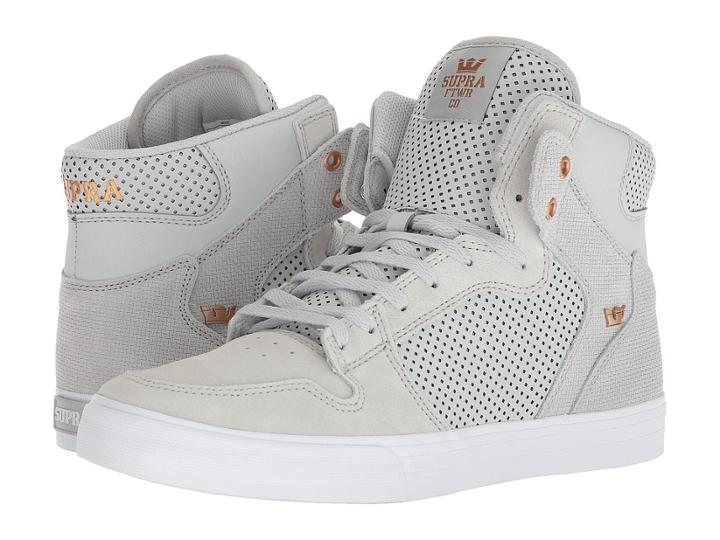 Supra Vaider (cool Grey/copper/white) Skate Shoes