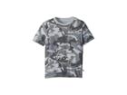 Lucky Brand Kids Short Sleeve Camo Tee (little Kids/big Kids) (grey Heather) Boy's T Shirt