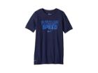 Nike Kids Dry Savage Speed T-shirt (little Kids/big Kids) (blackened Blue/hyper Royal) Boy's T Shirt