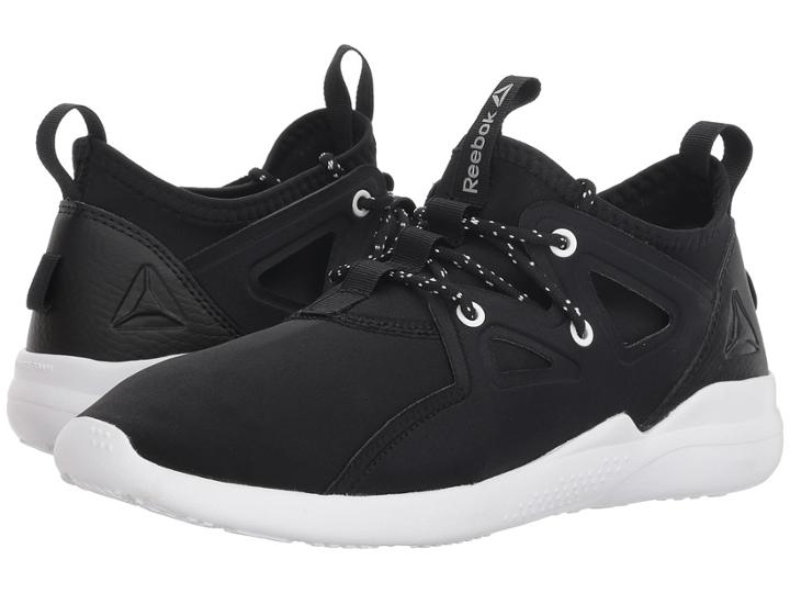 Reebok Cardio Motion (black/white/silver Metallic) Women's Shoes
