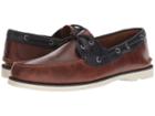 Sperry Leeward 2-eye Yacht Club (tan/navy) Men's Shoes