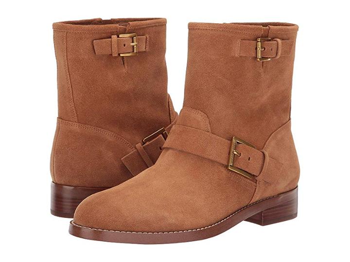 Michael Michael Kors Reeves Bootie (acorn Sport Suede/unlined) Women's Boots