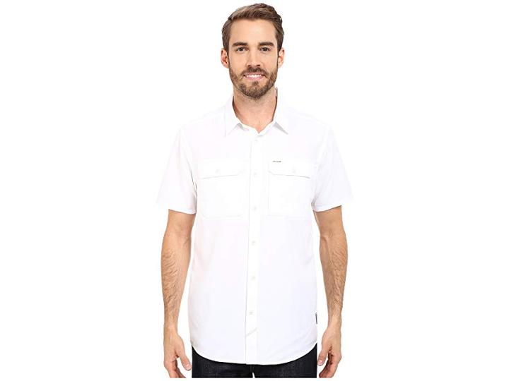 Mountain Hardwear Canyontm S/s Shirt (white) Men's Short Sleeve Button Up