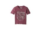 Lucky Brand Kids Bear Head Embroidered Short Sleeve T-shirt (little Kids/big Kids) (crushed Violets) Boy's T Shirt