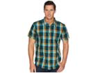 Prana Ecto Short Sleeve Shirt (highland Green) Men's Short Sleeve Button Up