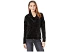 Michael Michael Kors Long Sleeve Velvet Cowl Sweater (black) Women's Sweater