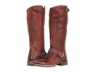 Frye Veronica Slouch (dark Brown Stone Antiqued) Women's Pull-on Boots