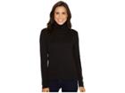Lilla P Long Sleeve Turtleneck (black) Women's Sweater