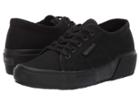 Superga 2905 Cotw Linea Up And Down (full Black) Women's Lace Up Casual Shoes