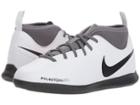 Nike Kids Jr. Phantom Vision Club Df Ic Soccer (toddler/little Kid/big Kid) (wolf Grey/black/light Crimson) Kids Shoes