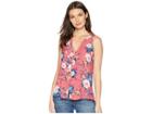 Sanctuary Beverly Button Front Shirt (full Bloom) Women's Clothing