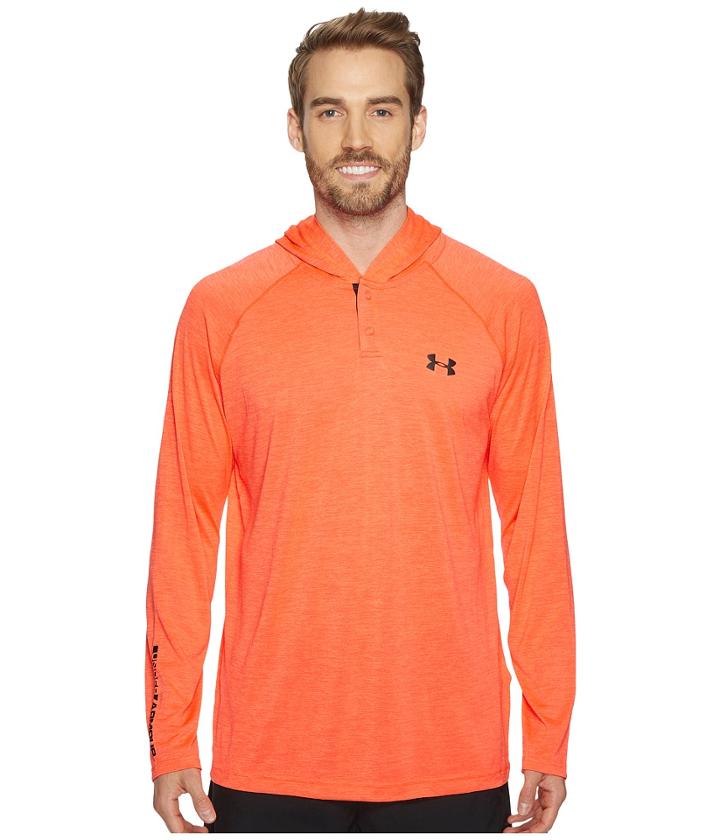 Under Armour Ua Techtm Popover Henley (marathon Red/anthracite) Men's Long Sleeve Pullover