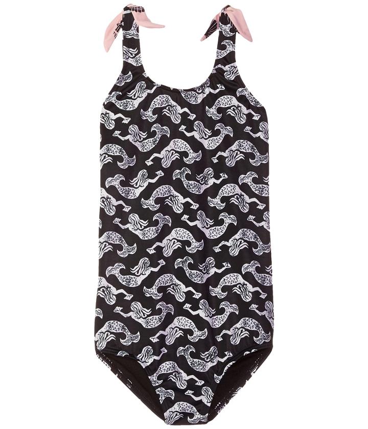 Billabong Kids Conch'd Out One-piece (little Kids/big Kids) (multi) Girl's Swimsuits One Piece