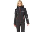 Spyder Protege Jacket (black/white/hibiscus) Women's Coat