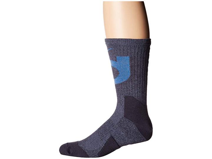 Nike Kd Elite Crew Socks (gridiron/signal Blue/ashen Blue) Crew Cut Socks Shoes