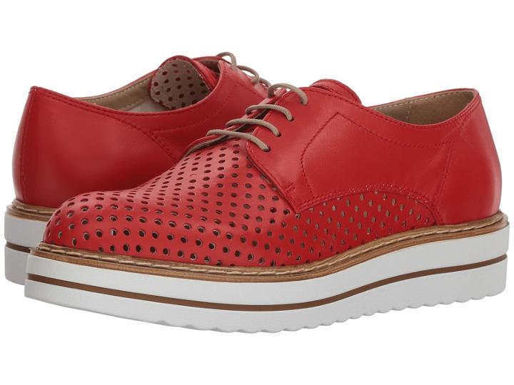 Summit By White Mountain Bria (red) Women's Lace Up Casual Shoes