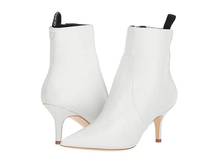 Guess Deidra (white Leather) Women's Boots